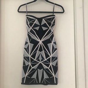 Strapless Herve Leger bandage dress. Never worn.